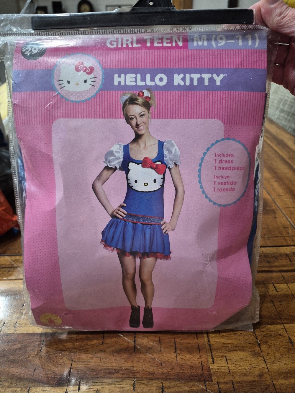 New Girl Teen Medium (9-11) Hello Kitty Halloween Costume